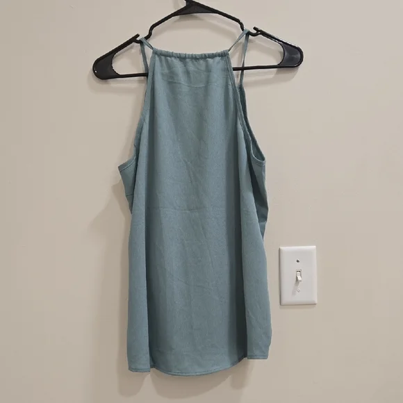 Papermoon Green Sleeveless Top **NWOT** - Picture 4 of 12